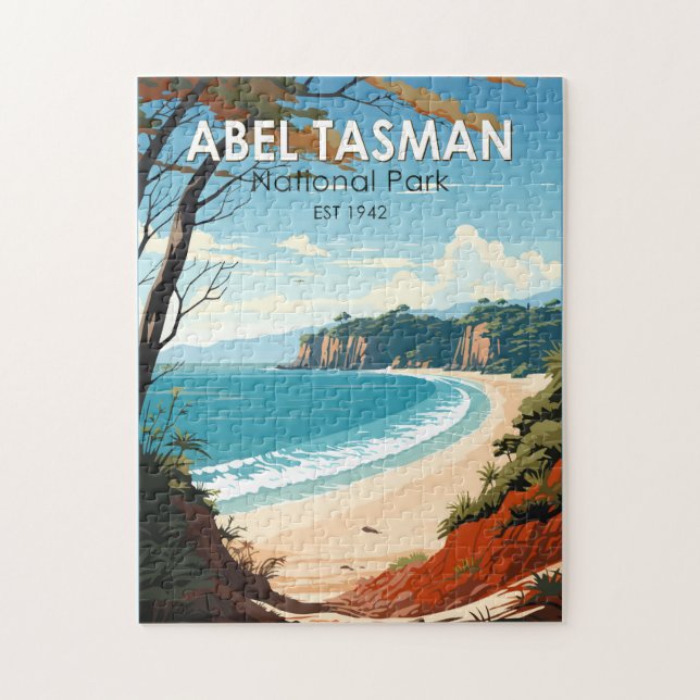 Puzzle Abel Tasman National Park Nouvelle-Zélande Travel  (Vertical)