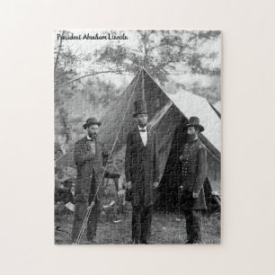 Puzzle Abraham Lincoln 16e président des États-Unis.