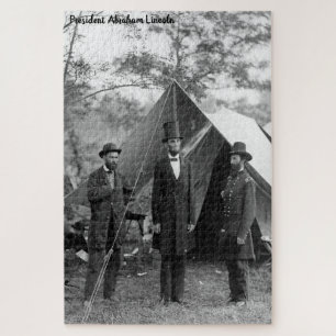 Puzzle Abraham Lincoln 16ème Président de l'Amérique.
