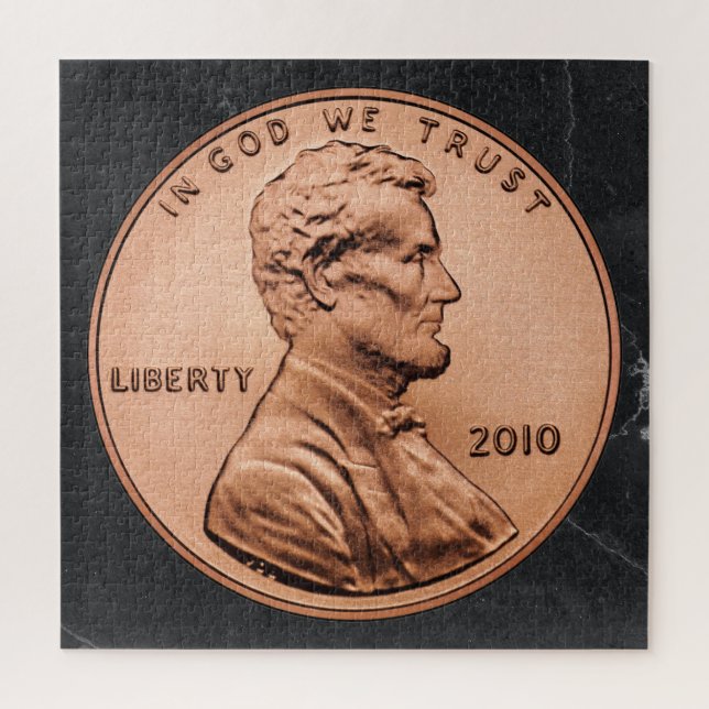 Puzzle Abraham Lincoln | Penny (Vertical)