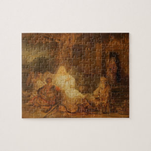 Puzzle Abraham reçoit les trois anges, 1646 (huile sur l
