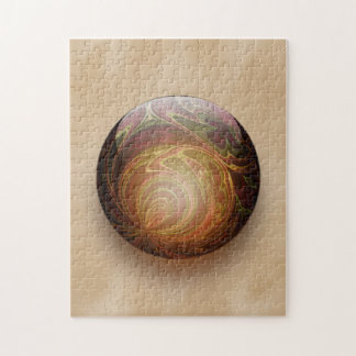 Puzzle Abrégé sur sphérique lumineux par or gemme