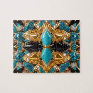 Puzzle abstract modern Design Bahamas Colours