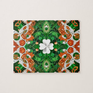 Puzzle abstract modern Design Ireland Colours