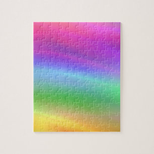 Puzzle abstrait d'arc-en-ciel