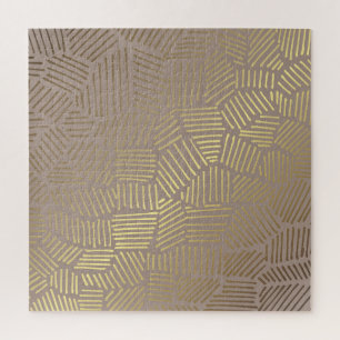 Puzzle Abstrait doré, élégant arrière - plan vintage.