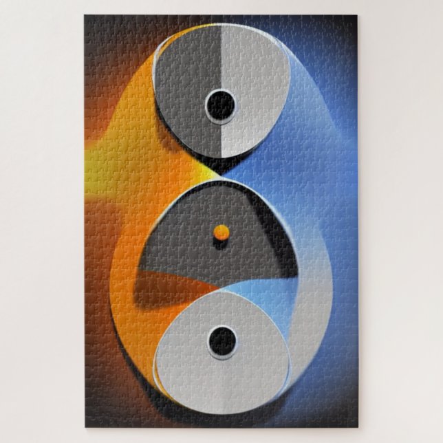 Puzzle Abstrait Enso (Vertical)