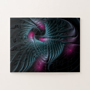 Puzzle Abstrait Imaginaire coloré fractal