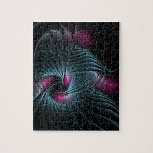 Puzzle Abstrait Imaginaire coloré fractal 