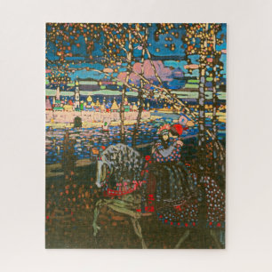 Puzzle Abstrait Kandinski équitation Couple Art Peinture