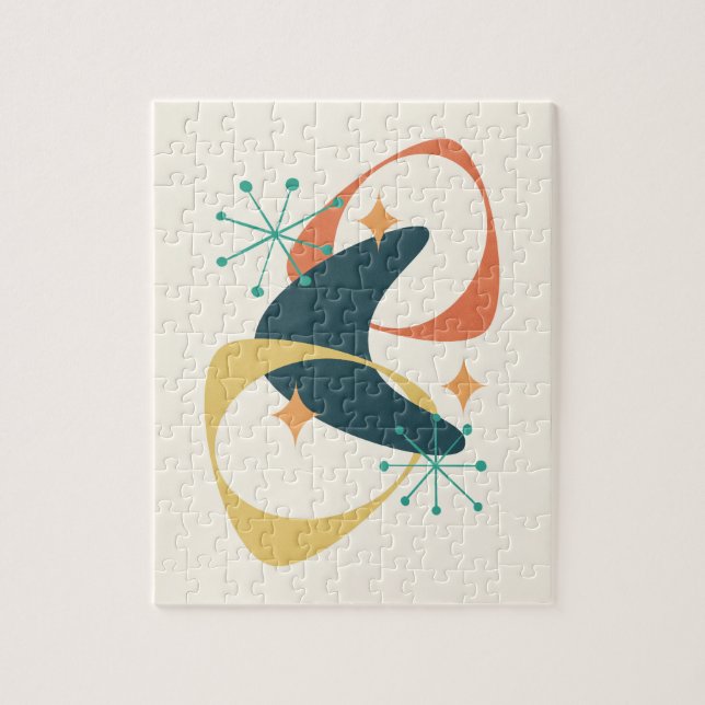 Puzzle Abstrait rétro (Vertical)