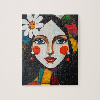 Puzzle Abstraite dame