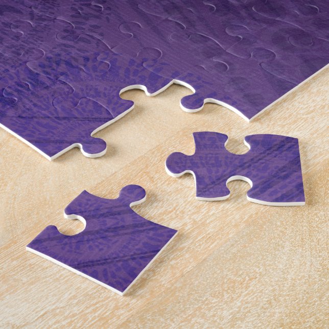 Puzzle Acceptation | Médaillons de méditation violette (Côté)
