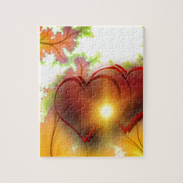 Puzzle Accessoires Motifs design coeur moderne chic, amou (Vertical)