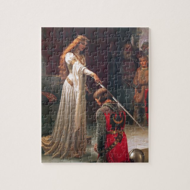 Puzzle Accolade [Edmund Blair Leighton] (Vertical)