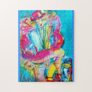 PUZZLE ACCORDION PLAYER DANS LA NUIT