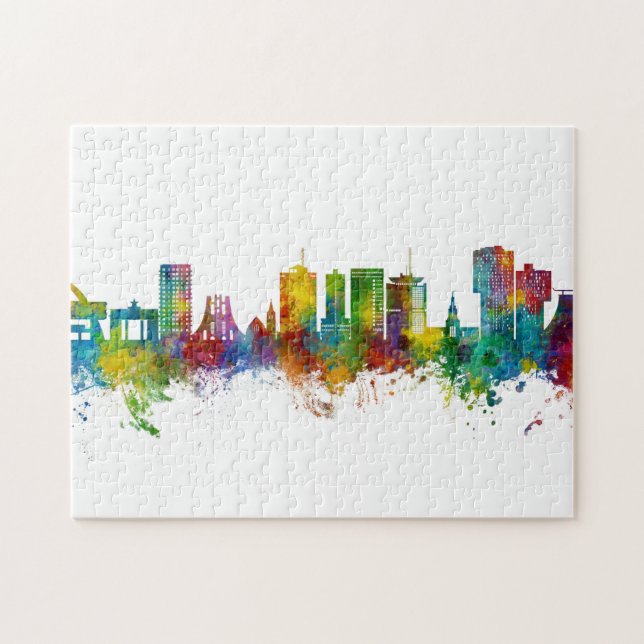 Puzzle Accra Ghana Skyline (Horizontal)