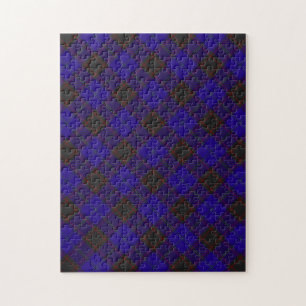 Puzzle Accueil Tartan Plaid Pattern Vert Hume