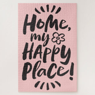 Puzzle ACCUEILLE mon Happy Place ! Abri en place - Garder