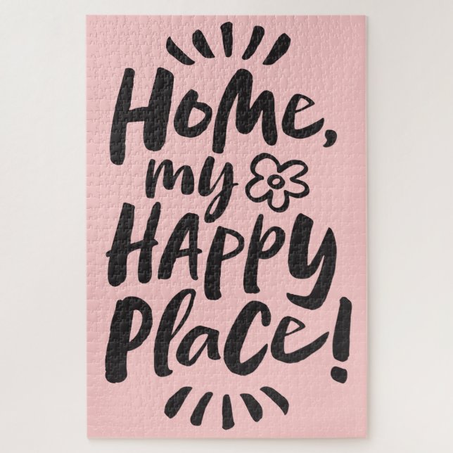 Puzzle ACCUEILLE mon Happy Place ! Abri en place - Garder (Vertical)