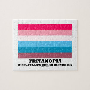 Puzzle Achromatopsie Bleu-Jaune de Tritanopia