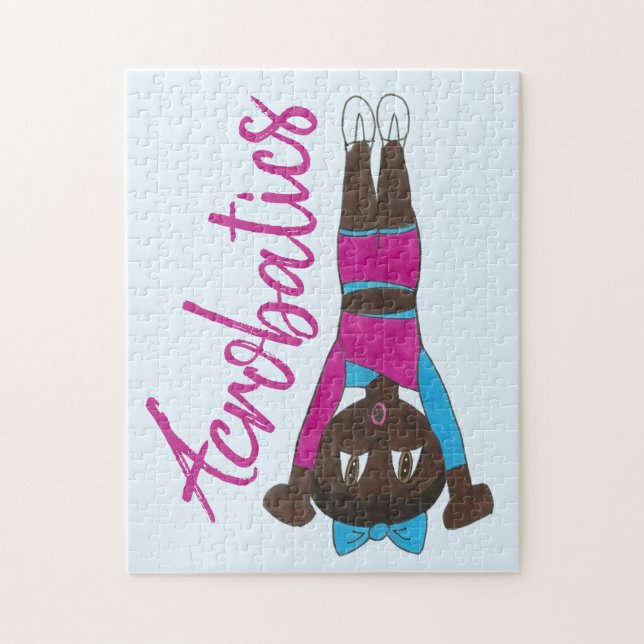 Puzzle Acro acroatics Danse Considérant Acrobat Tumbling (Vertical)