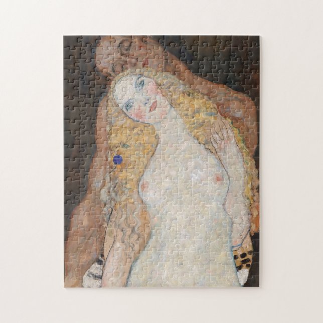 Puzzle Adam et Eve par Gustav Klimt (Vertical)