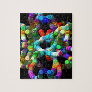 Puzzle ADN abstraite