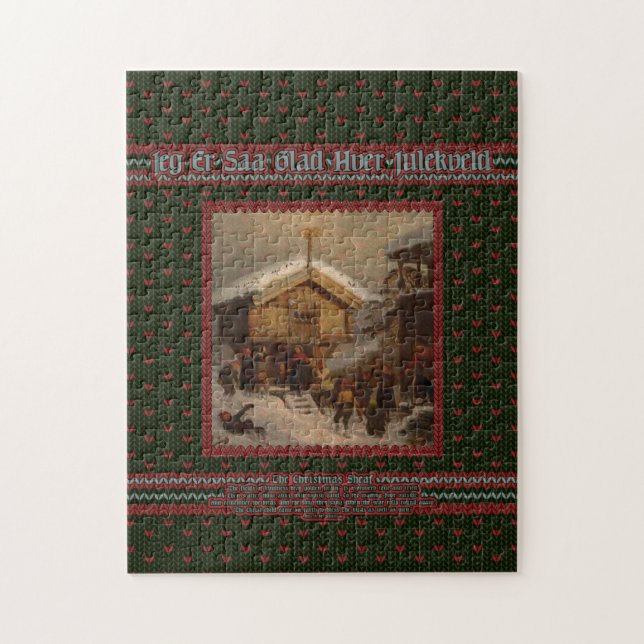 Puzzle Adolph Tidemand Norsk juleskikk (Vertical)