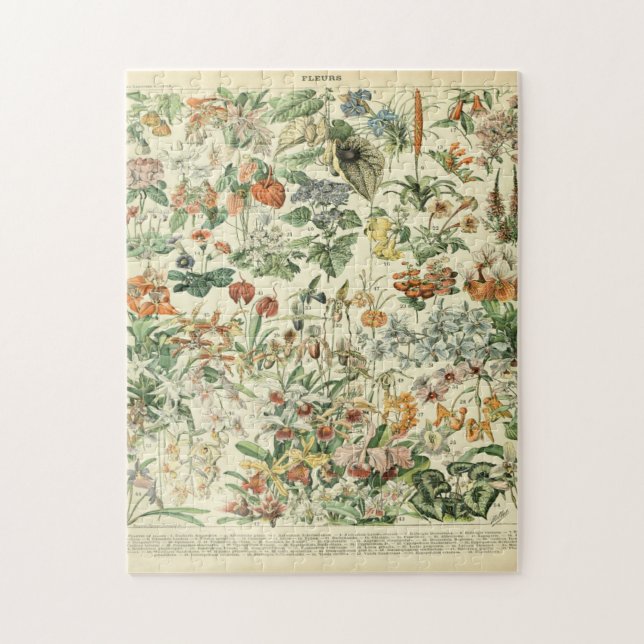 Puzzle Adolphe Millot Fleurs (Vertical)