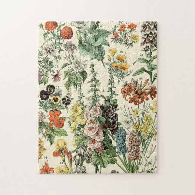 Puzzle Adolphe Millot Fleurs A (Vertical)