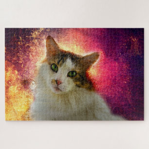 Puzzle Adorable Cute Calico Chat
