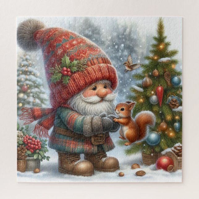 Puzzle Adorable Noël Gnome (Vertical)