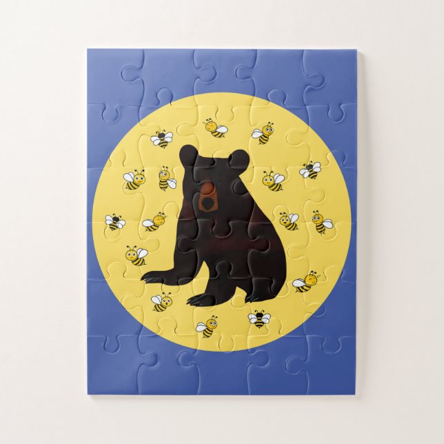 Puzzle Adorable Petit Miel Ours (Vertical)