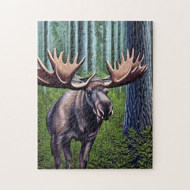 Puzzle Adorable Petite Oie Abstraite (Vertical)
