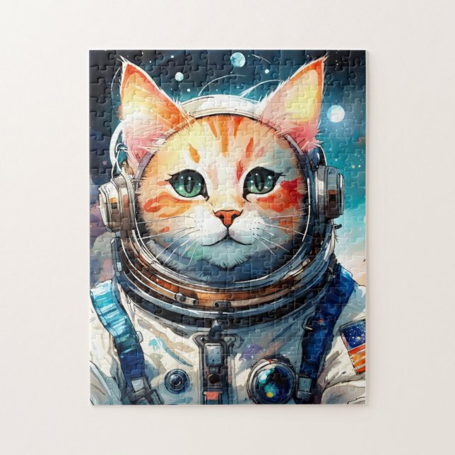 Puzzle Adorable vaisseau astronaute (Vertical)