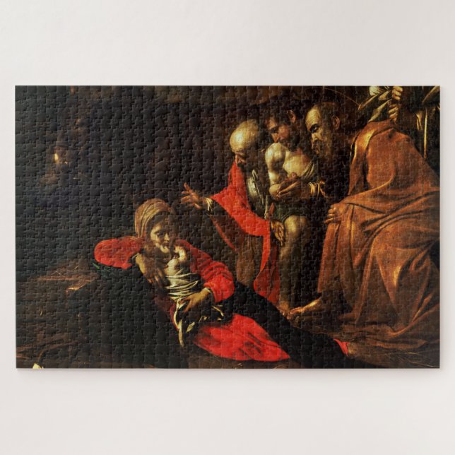 Puzzle Adoration des bergers (Caravaggio) (Horizontal)