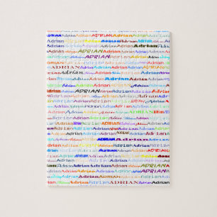 Puzzle Adrian Text Design II
