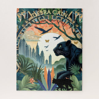 PUZZLE: ADULT Panther Art Deco Jigsaw Custom Art Puzzle