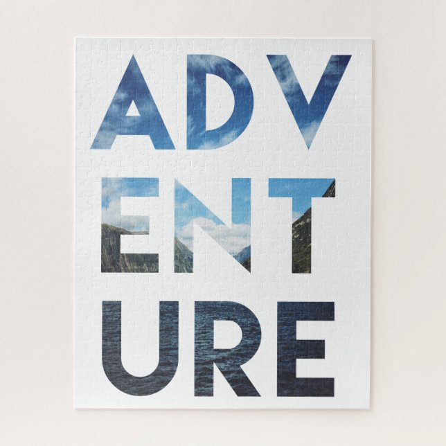Puzzle Adventure Word Art Travel Photographie (Vertical)