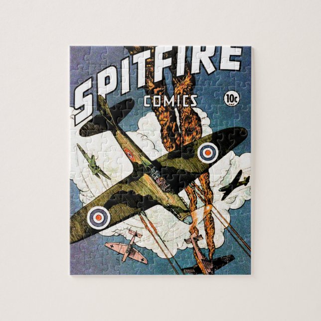 Puzzle Aéronefs d'avions de chasse Spitfire - Deuxième Gu (Vertical)