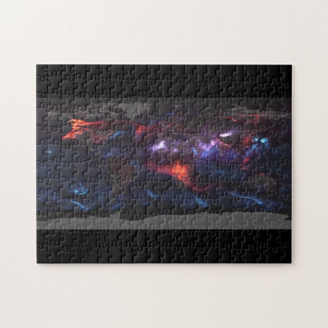 Puzzle Aérosol Terre Noir Carbon, Poussière, Cyclones, Vi (Horizontal)