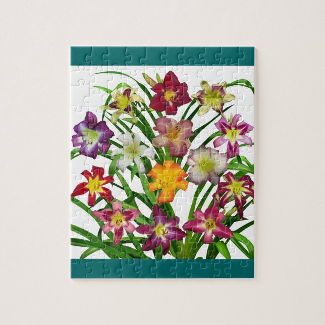 Puzzle Affichage des daylilies II (Vertical)
