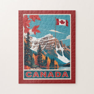 Puzzle Affiche Canada Travel