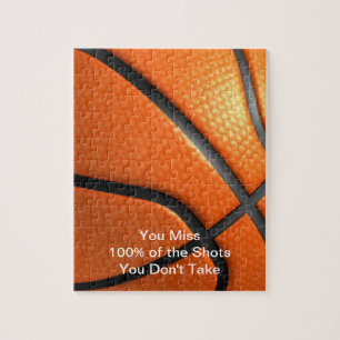 Puzzle Affiche de basket-ball Célèbre Motivational Quote