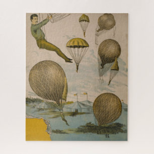 Puzzle Affiche De Cirque D'Un Ballon Aérien