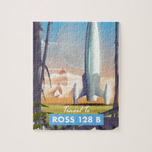 Puzzle Affiche de la science-fiction de Ross 128 B