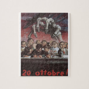 Puzzle Affiche de propagande d'octobre
