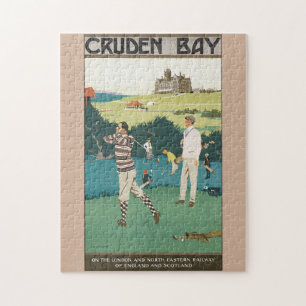 Puzzle Affiche de Vintage voyage de baie de Cruden
