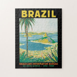Puzzle Affiche de Vintage voyage du Brésil